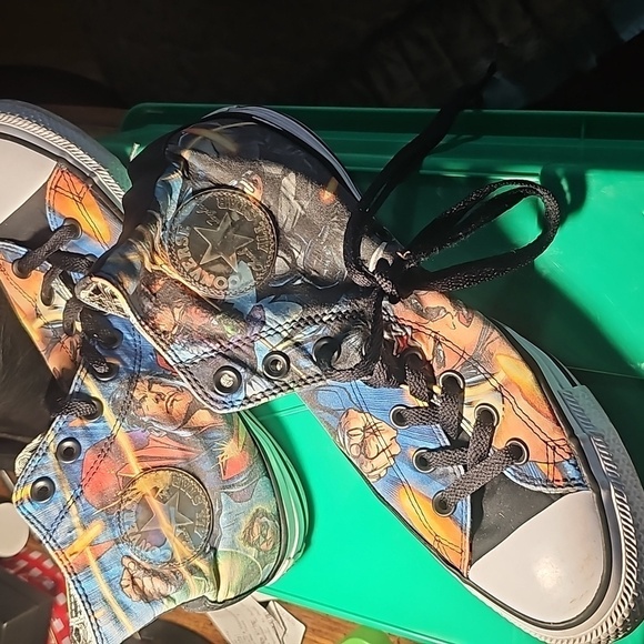 Converse All Star Chuck Taylor DC Comic Sneakers Hightops 👟 - Picture 1 of 12